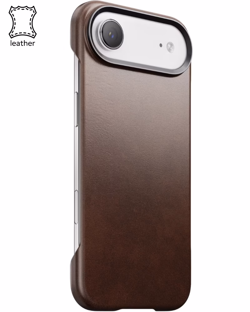 Кожаный чехол Nomad Traditional Horween Rustic Brown для iPhone Air