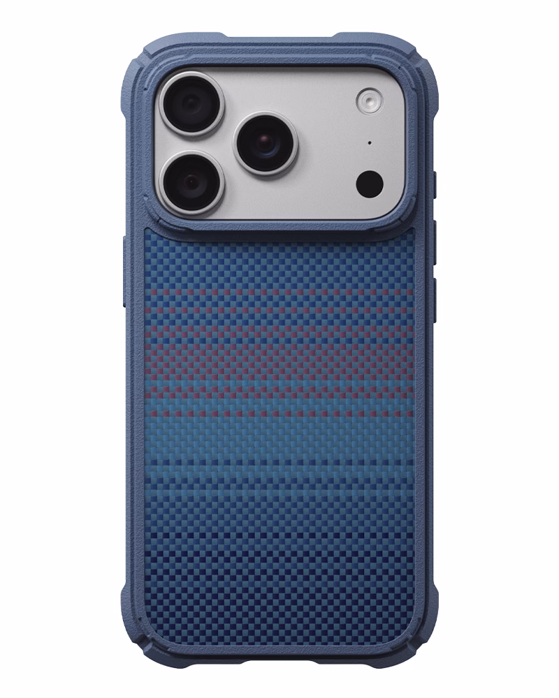 Чехол Pitaka Cairn Military Grade Protective для iPhone 18 Pro/17 Pro Nights-Midnight-01