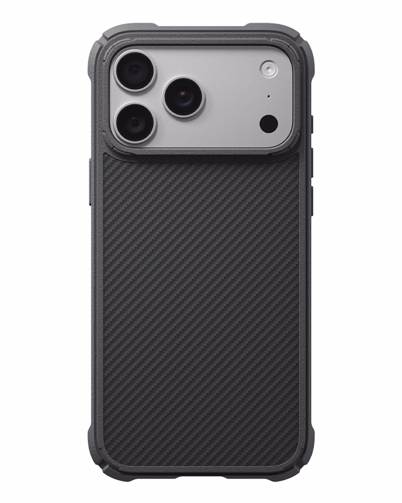 Чехол Pitaka Cairn Military Grade Protective для iPhone 18 Pro/17 Pro Twill Black/Grey