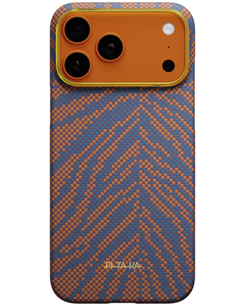 Чехол Pitaka Edge Ultra-Slim Breath of Veins для iPhone 17 Pro Max Burning Orange - 3 - 1