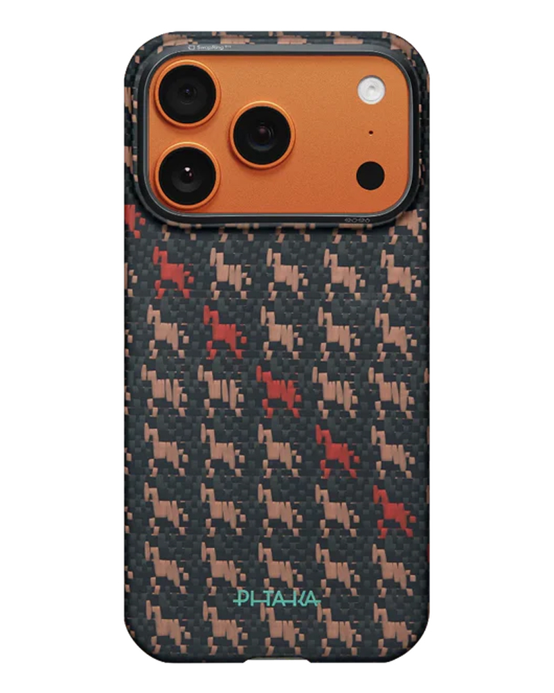 Чохол Pitaka Edge Ultra-Slim Happiness Rides для iPhone 17 Pro Ebony - 3 - 1