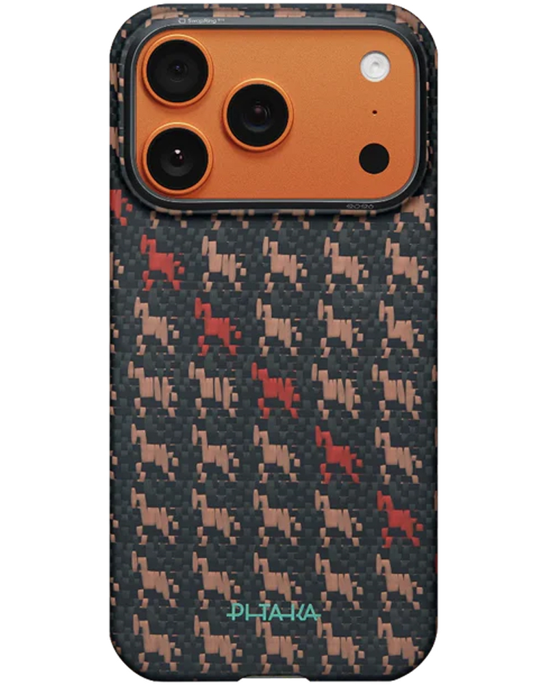 Чехол Pitaka Edge Ultra-Slim Happiness Rides для iPhone 17 Pro Max Ebony - 3 - 1