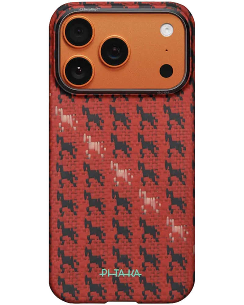 Чохол Pitaka Edge Ultra-Slim Happiness Rides для iPhone 17 Pro Max Maroon - 3 - 1