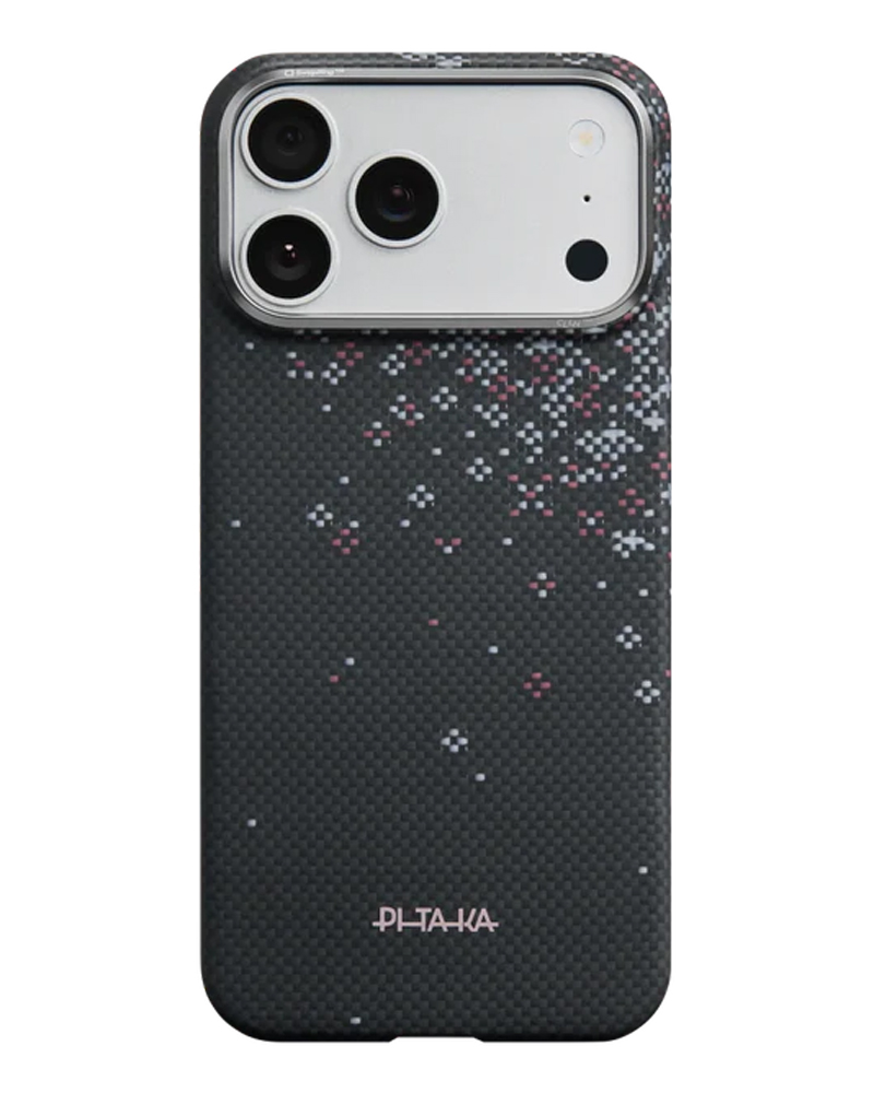 Чохол Pitaka Edge Ultra-Slim Sakura Hours для iPhone 17 Pro Midnight Black - 3 - 1