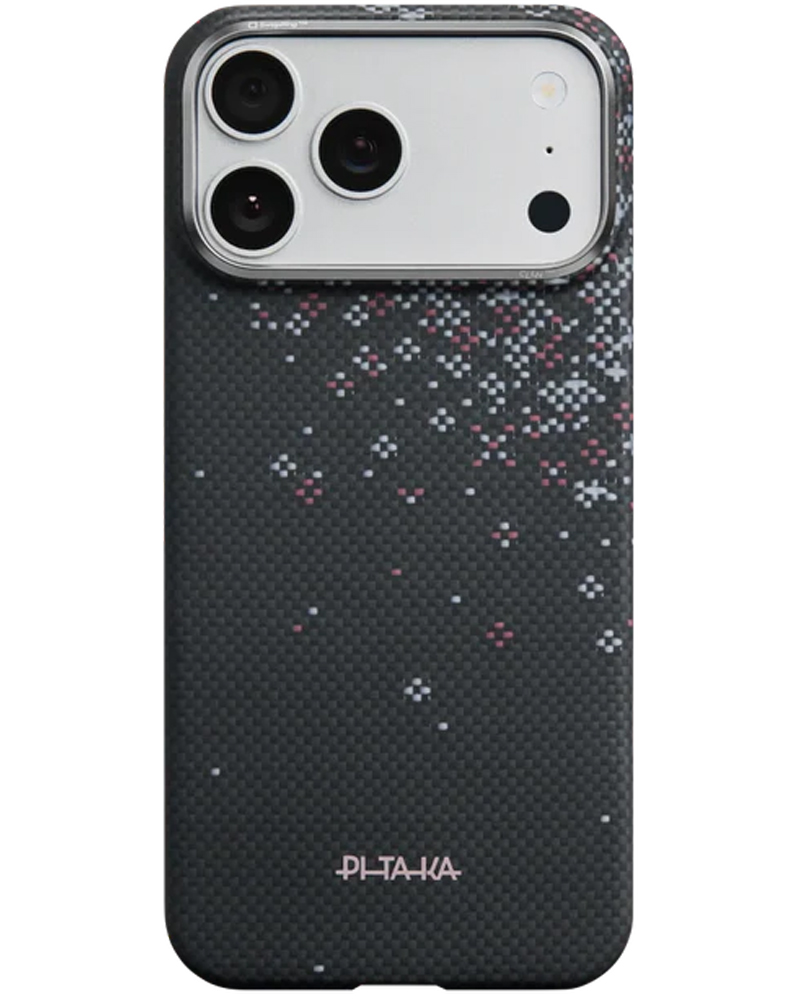 Чехол Pitaka Edge Ultra-Slim Sakura Hours для iPhone 17 Pro Max Midnight Black - 3 - 1