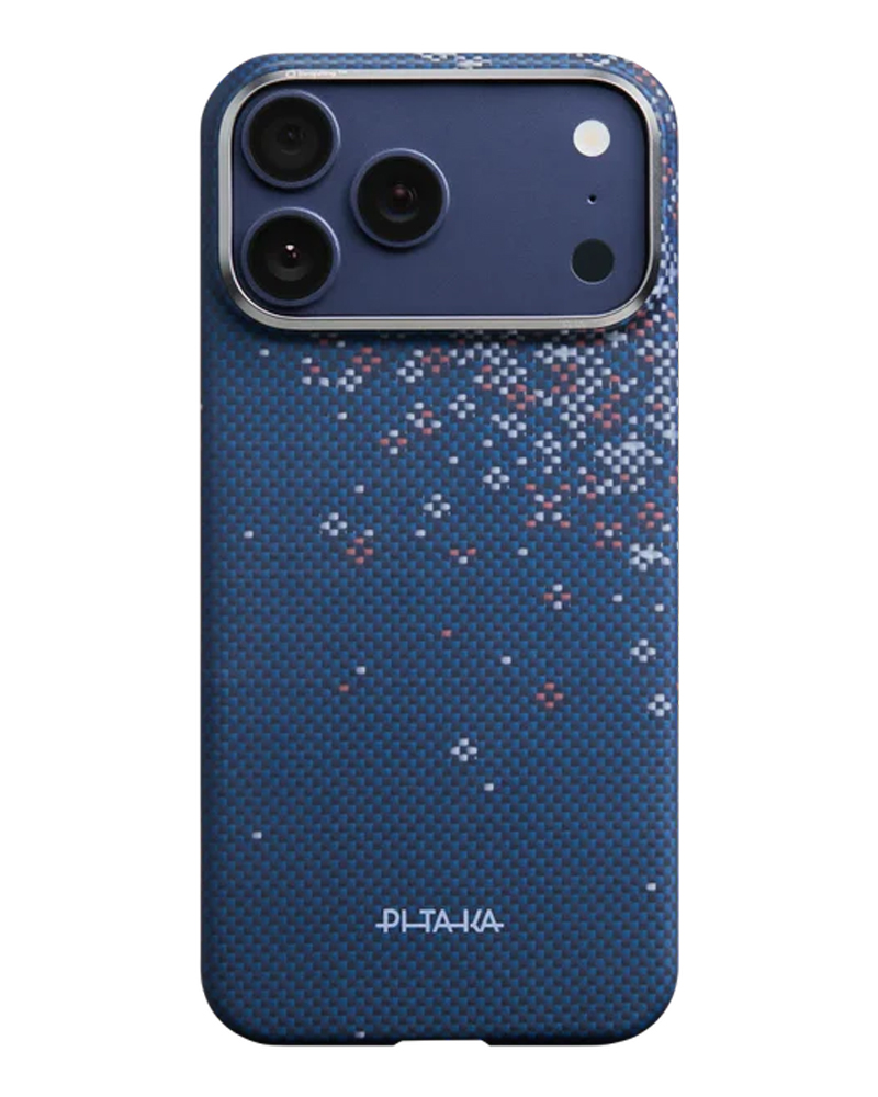 Чохол Pitaka Edge Ultra-Slim Sakura Hours для iPhone 17 Pro Nightfall Blue - 3 - 1