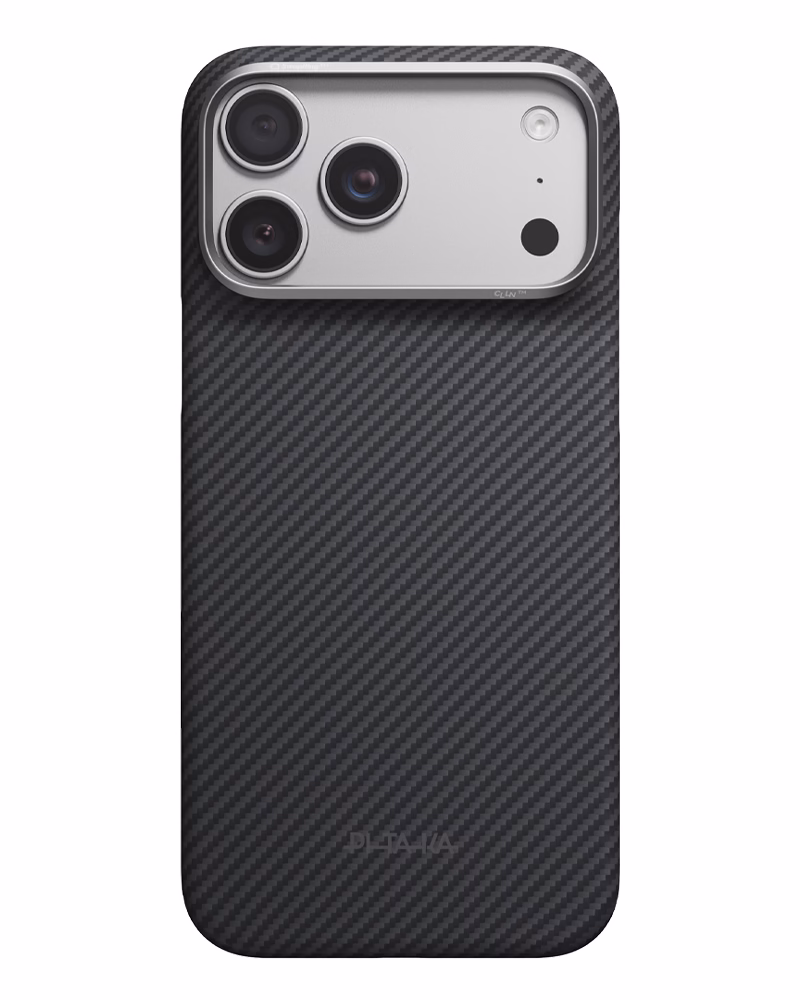 Чехол Pitaka Edge Ultra-Slim Twill Black/Grey для iPhone 18 Pro/17 Pro