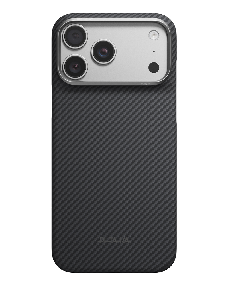 Чехол Pitaka Edge Ultra-Slim Twill Black/Grey для iPhone 18 Pro/17 Pro - 3 - 1