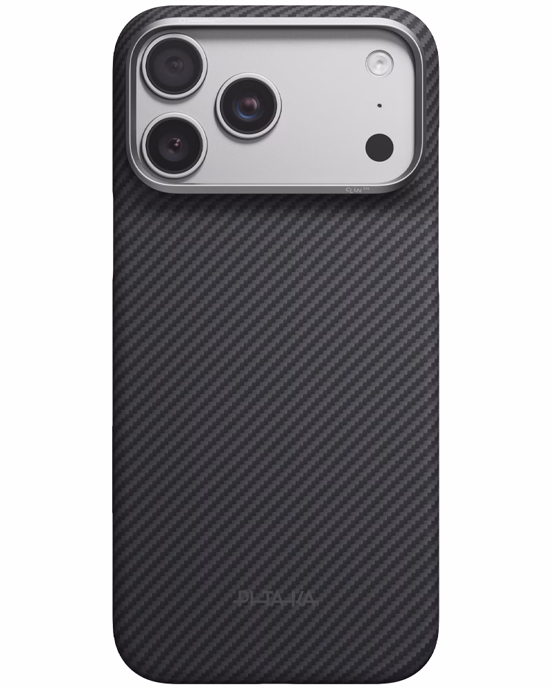 Чехол Pitaka Edge Ultra-Slim Twill Black/Grey для iPhone 18 Pro Max/17 Pro Max