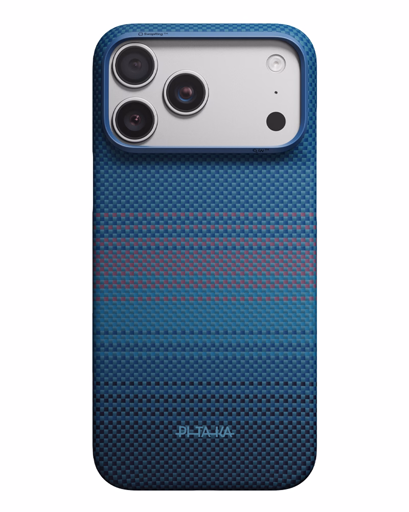 Чехол Pitaka Edge Ultra-Slim Nights-Midnight-01 для iPhone 18 Pro/17 Pro