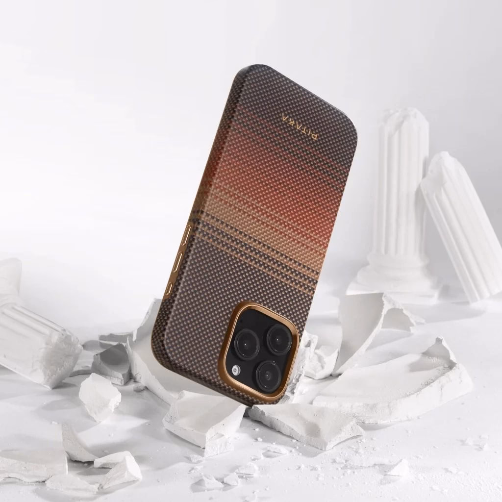 Противоударные свойства чехла Pitaka Summa UltraGuard Sunset