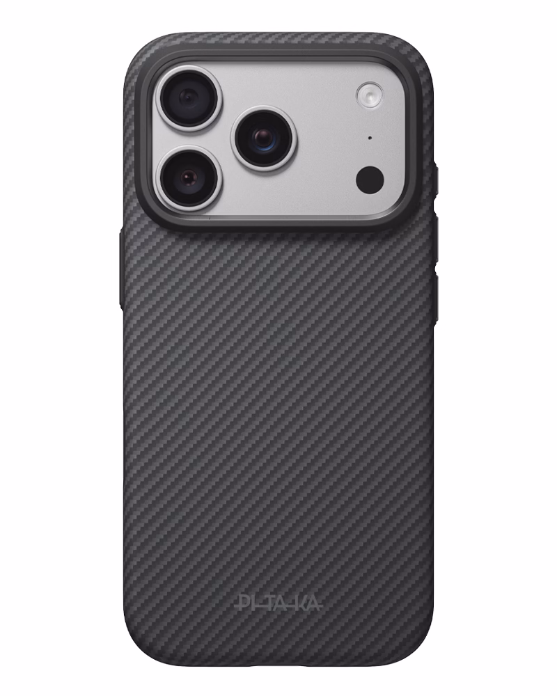 Чехол Pitaka Summa Supreme Craft Twill Black/Grey для iPhone 18 Pro/17 Pro