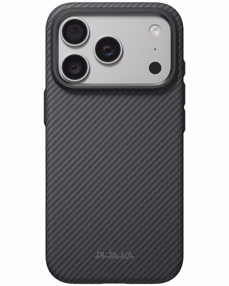 Чехол Pitaka Summa Supreme Craft Twill Black/Grey для iPhone 18 Pro Max/17 Pro Max