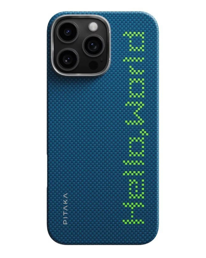 Чохол Pitaka Tactile Woven Case Hello World for iPhone 16 Pro (KI1602HWT)