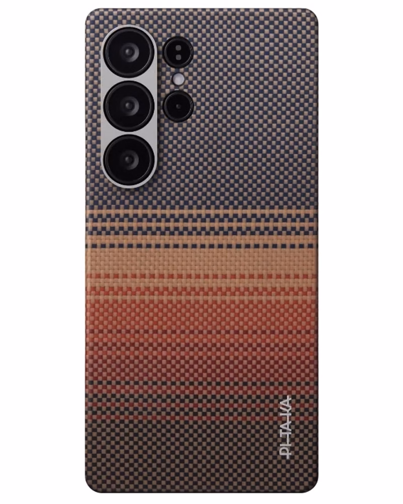 Чехол Pitaka Tactile Woven Case Sunset for Samsung Galaxy S25 Ultra (KS2503U)
