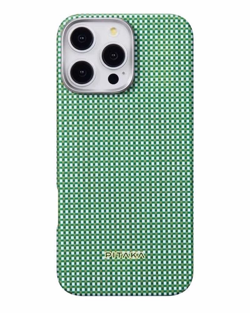 Чехол Pitaka Ultra-Slim Case Classic Forest Green for iPhone 16 Pro (KI1601PFOR)