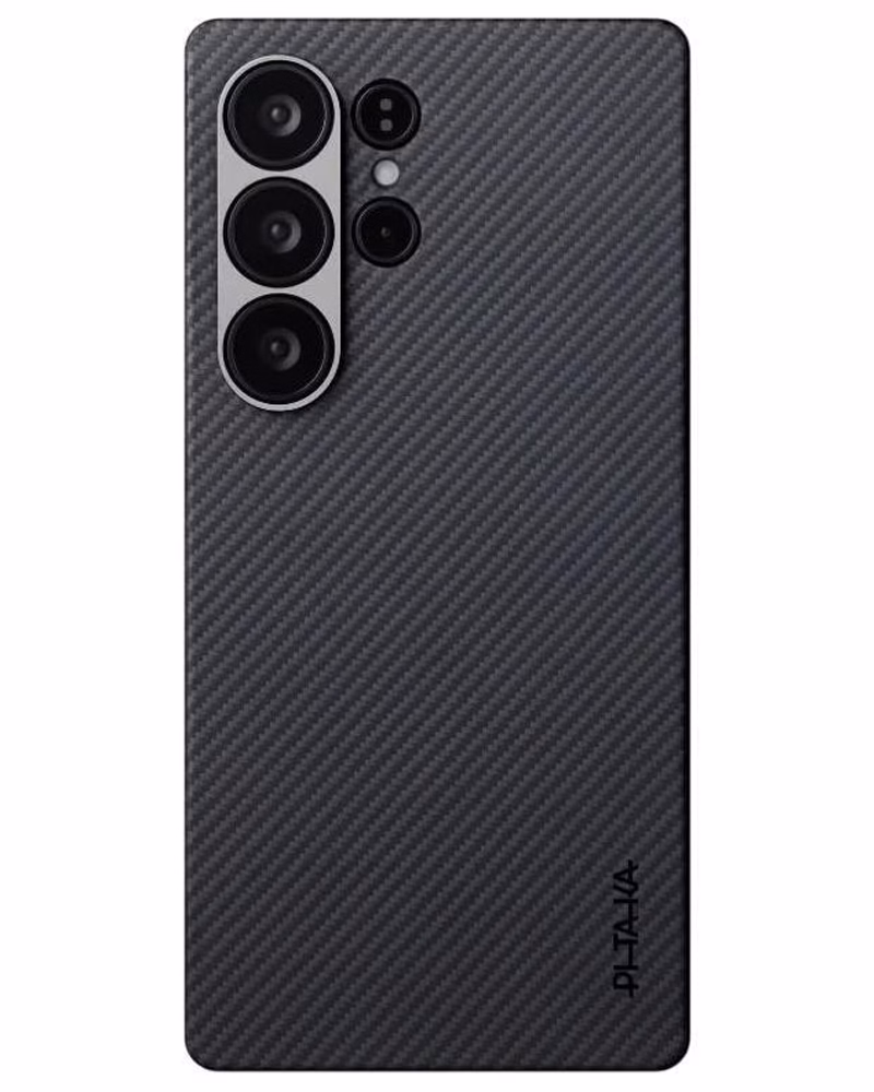 Чехол Pitaka Ultra-Slim Case Classic Twill 600D Black/Grey for Samsung Galaxy S25 Ultra (KS2501U)