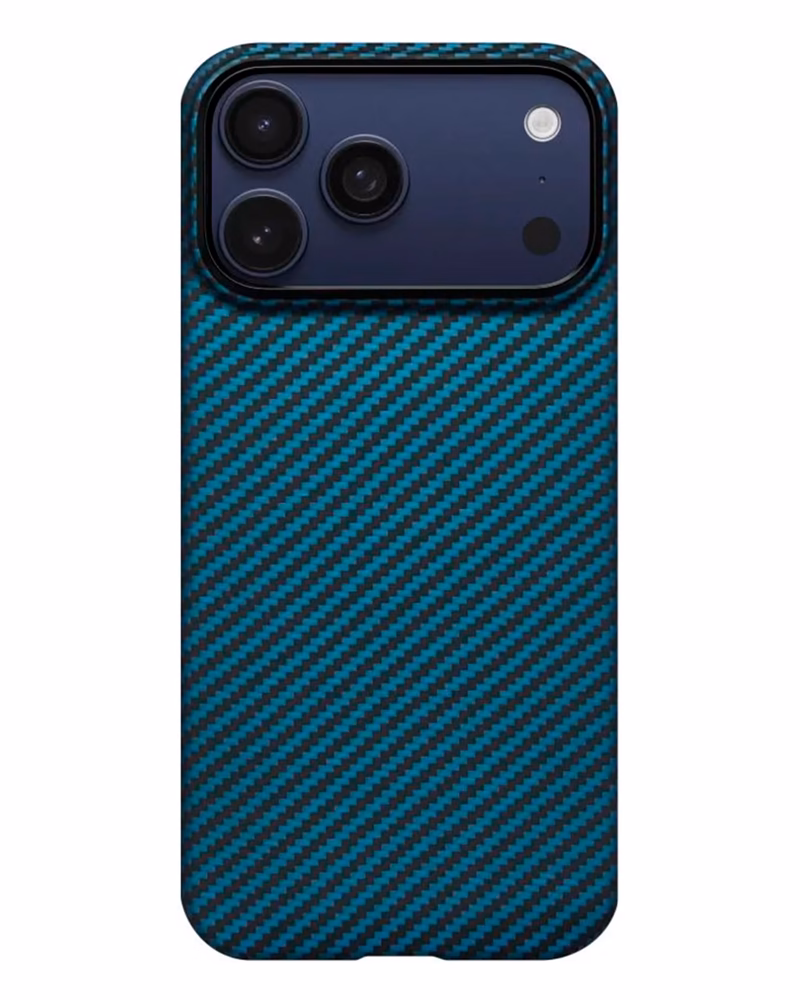Чохол Pitaka Ultra-Slim Twill Blue/Grey для iPhone 17 Pro
