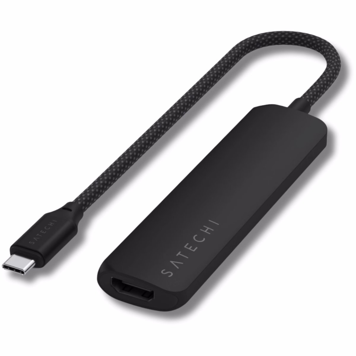 Хаб Satechi 4-in-1 USB-C Slim Multiport Adapter 4K Black