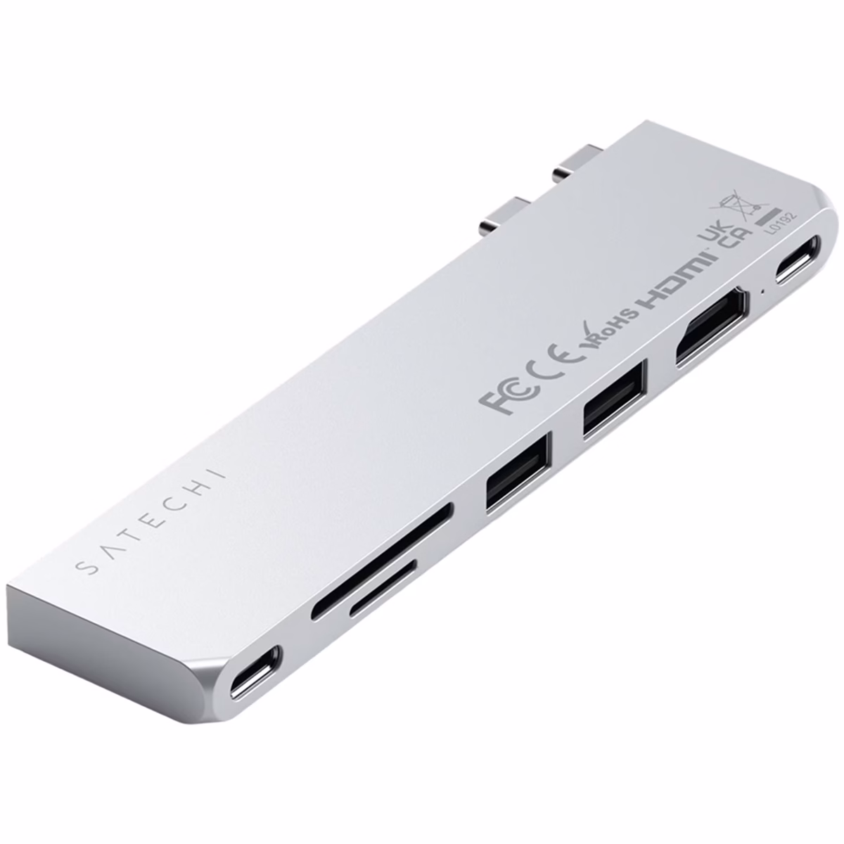 Хаб Satechi Aluminum USB-C Pro Hub Slim Silver