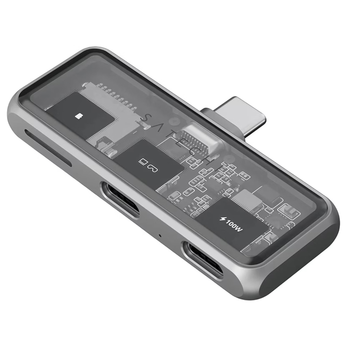 Хаб Satechi Mobile XR с картридером microSD Space Gray