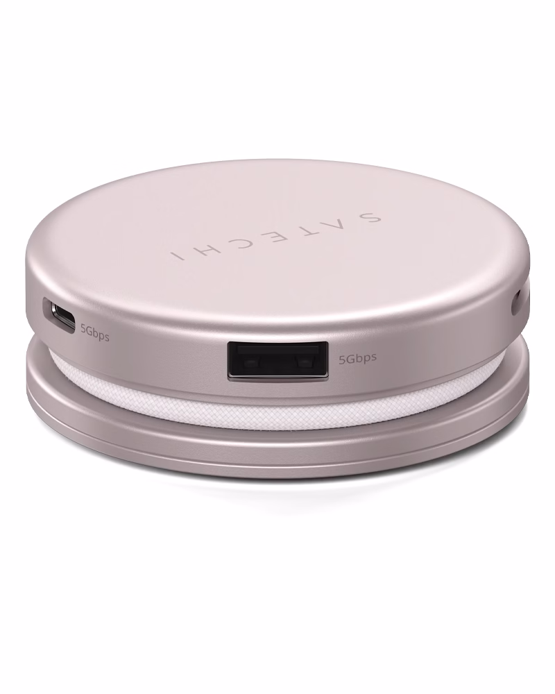 Мультипортовий адаптер Satechi OntheGo 5-in-1 USB-C Blush - 1 - 7