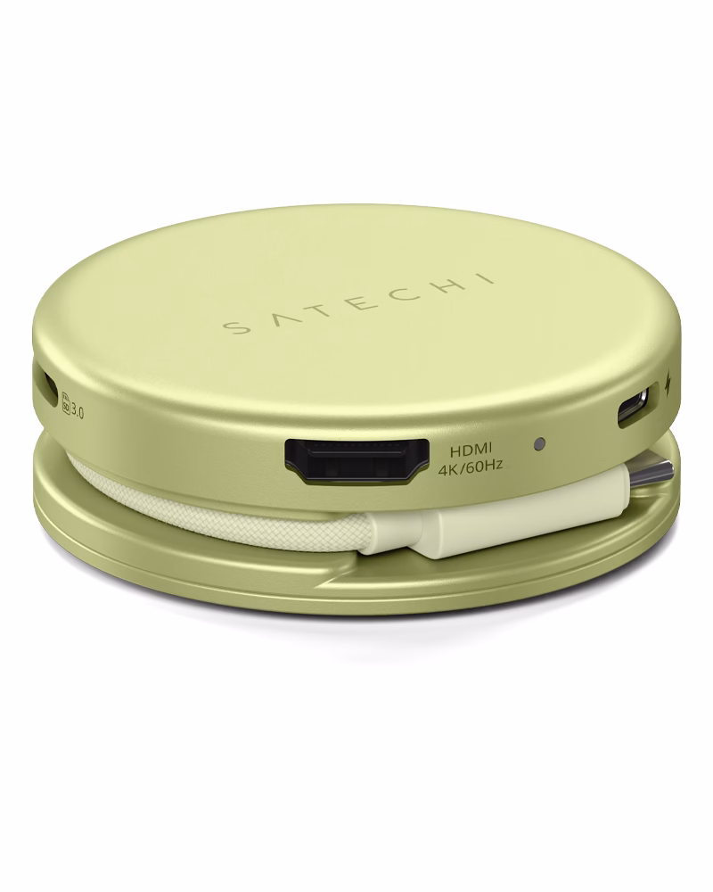 Мультипортовий адаптер Satechi OntheGo 5-in-1 USB-C Citrus - 1 - 5
