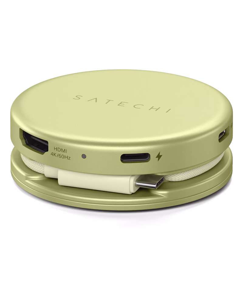 Мультипортовий адаптер Satechi OntheGo 5-in-1 USB-C Citrus - 1 - 4