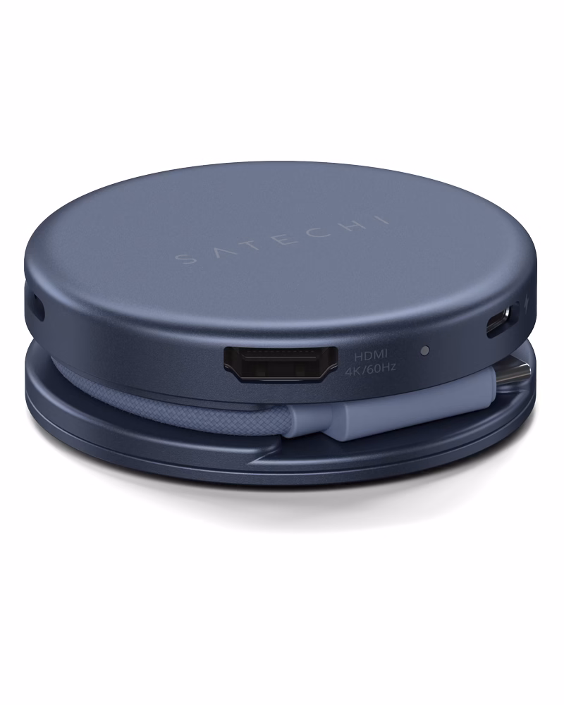 Мультипортовый адаптер Satechi OntheGo 5-in-1 USB-C Indigo - 1 - 4