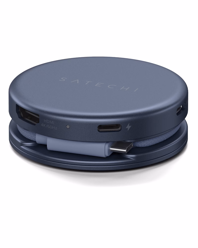 Мультипортовый адаптер Satechi OntheGo 5-in-1 USB-C Indigo - 1 - 3