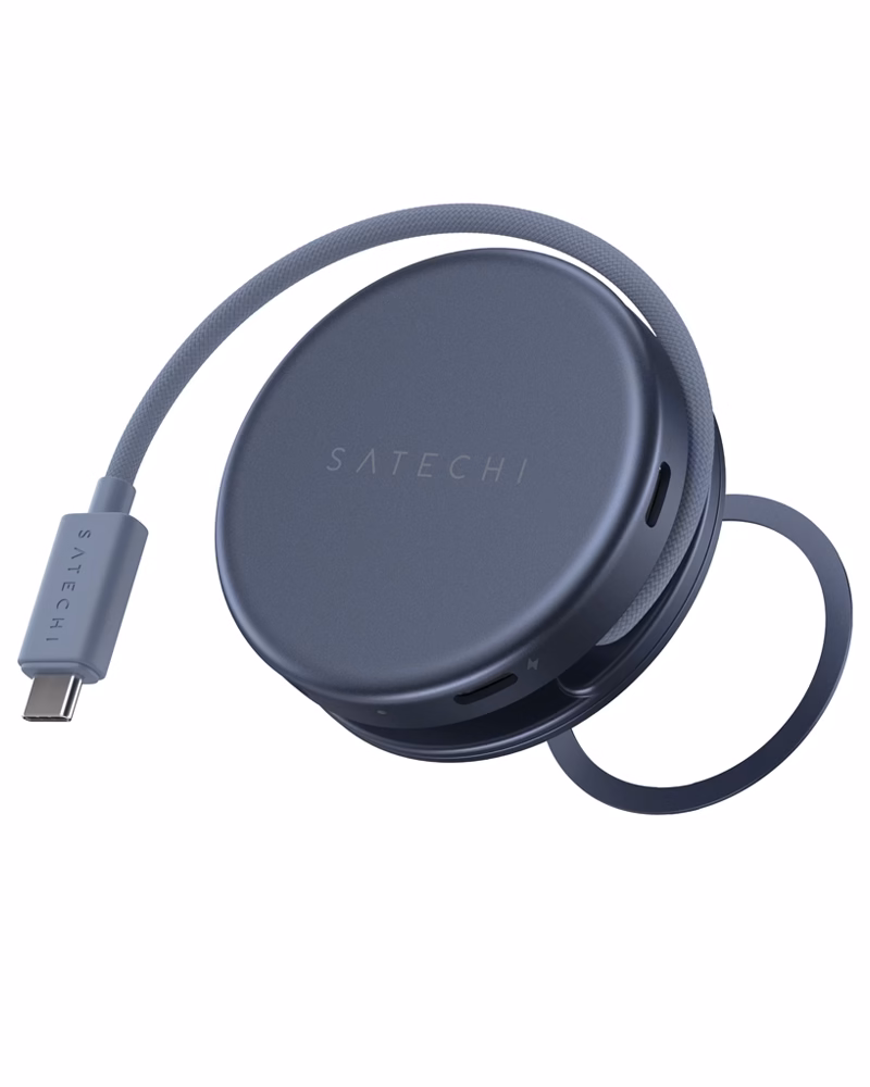 Мультипортовый адаптер Satechi OntheGo 5-in-1 USB-C Indigo - 1 - 0