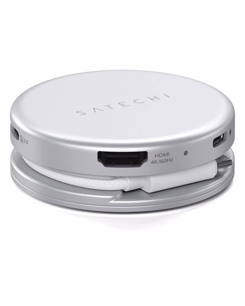 Мультипортовый адаптер Satechi OntheGo 5-in-1 USB-C Silver - 1 - 3