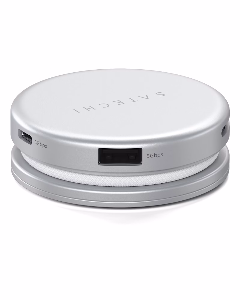 Мультипортовый адаптер Satechi OntheGo 5-in-1 USB-C Silver - 1 - 5