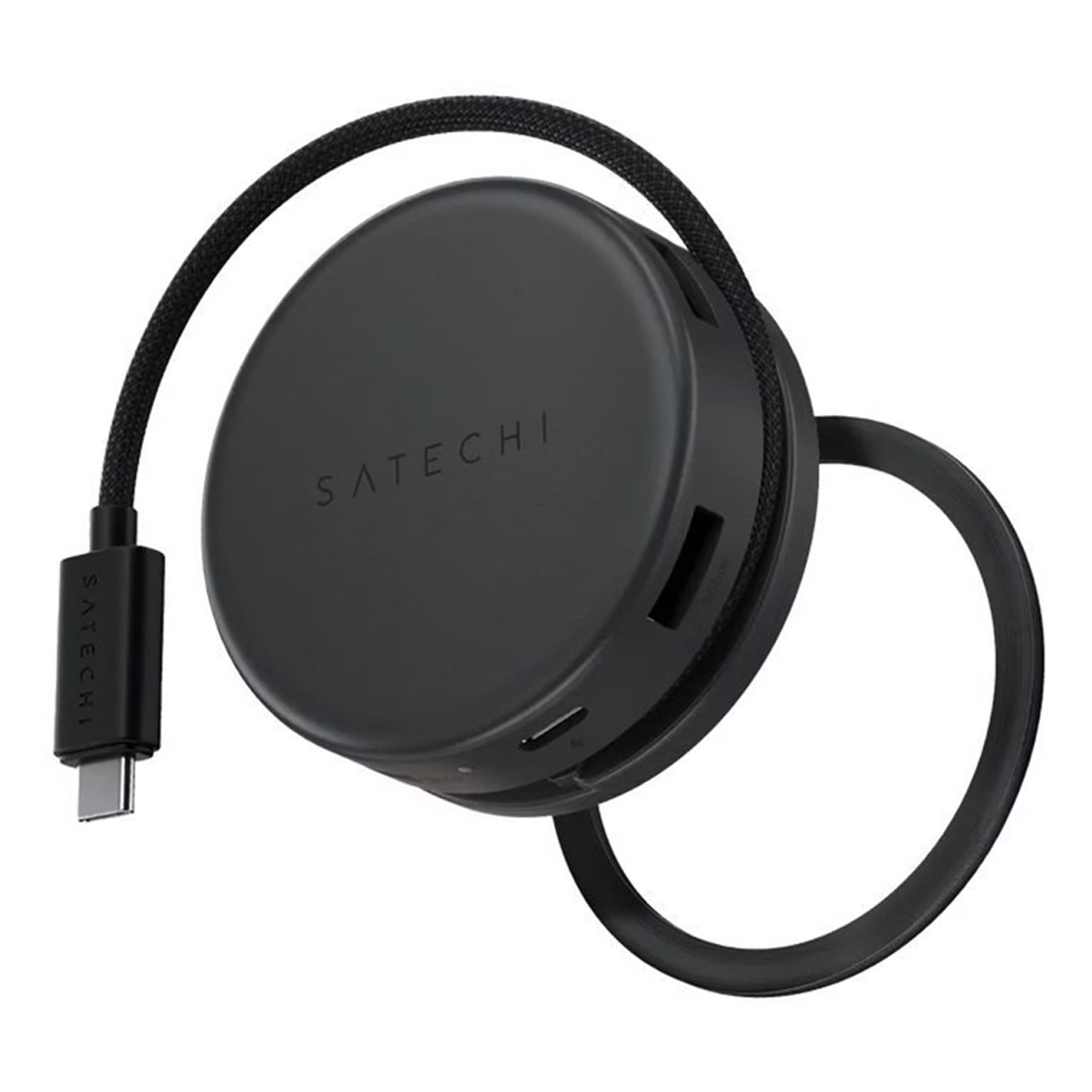 Мультипортовый адаптер Satechi OntheGo 7-in-1 USB-C Space Black