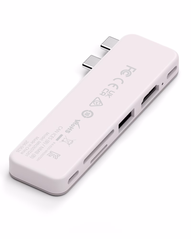 Хаб Satechi USB-C Snap Multiport Adapter Blush - 1 - 2