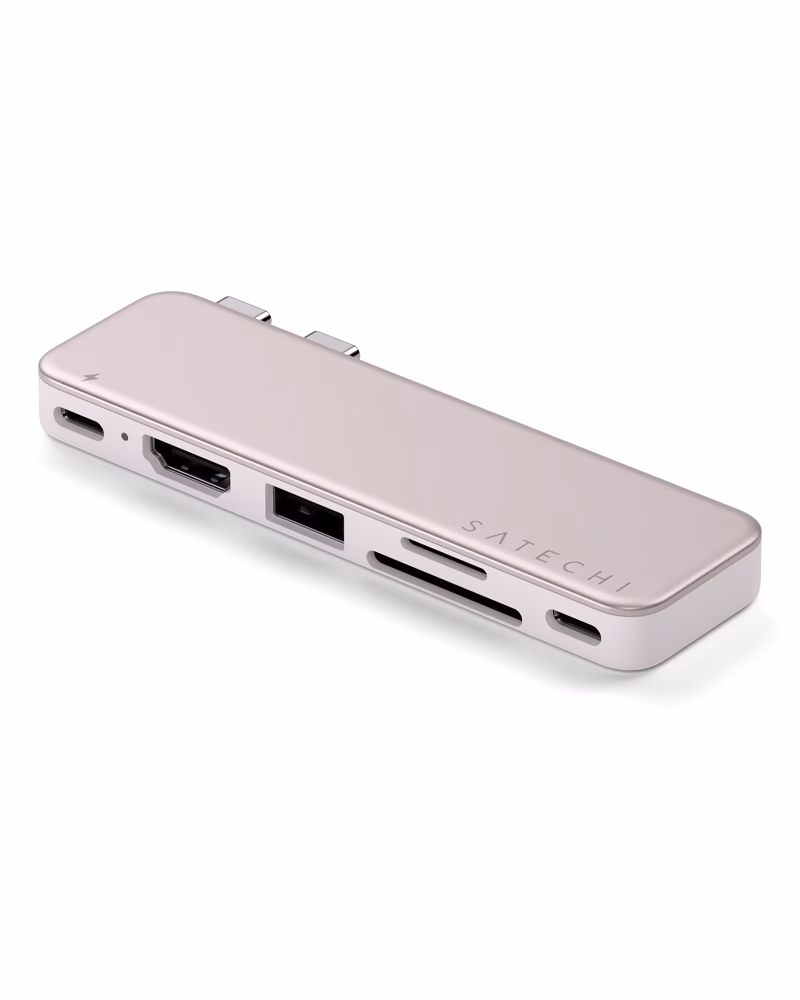 Хаб Satechi USB-C Snap Multiport Adapter Blush - 1 - 0