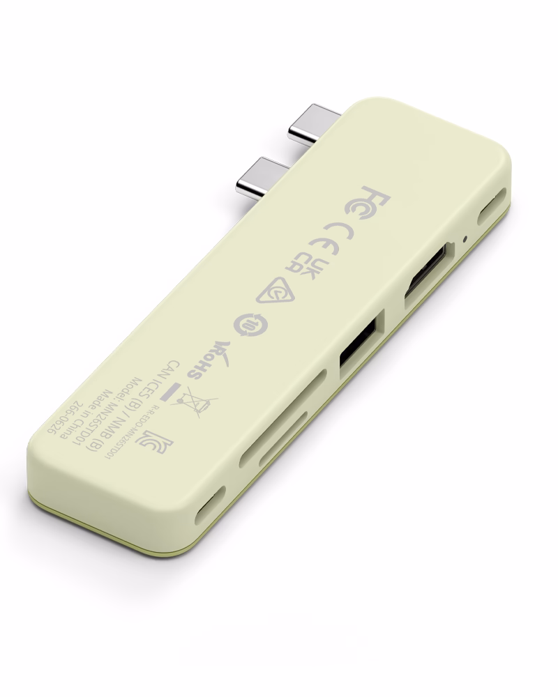 Хаб Satechi USB-C Snap Multiport Adapter Citrus - 1 - 2