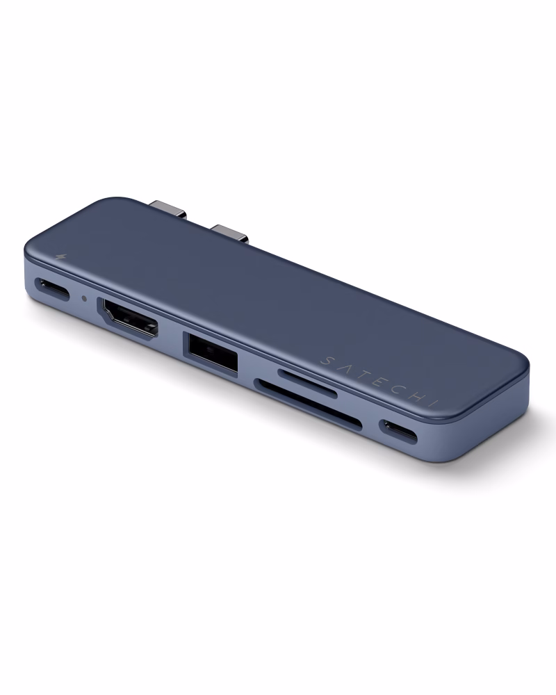 Хаб Satechi USB-C Snap Multiport Adapter Indigo - 1 - 0