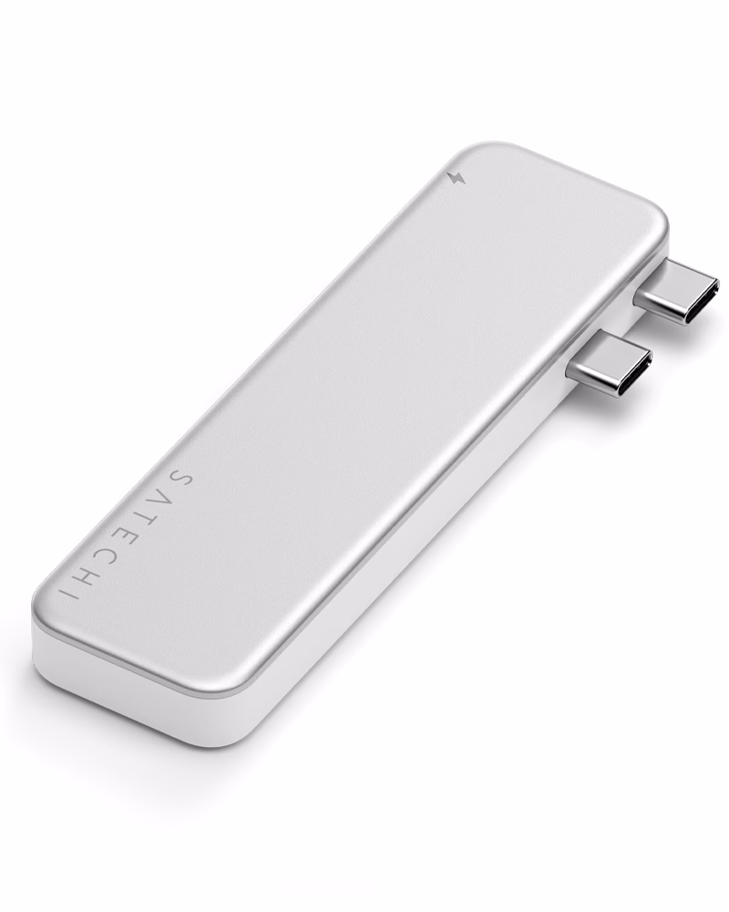 Хаб Satechi USB-C Snap Multiport Adapter Silver - 1 - 1