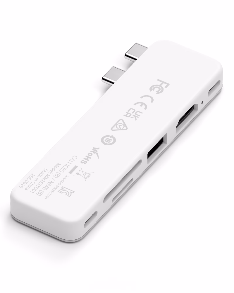 Хаб Satechi USB-C Snap Multiport Adapter Silver - 1 - 2