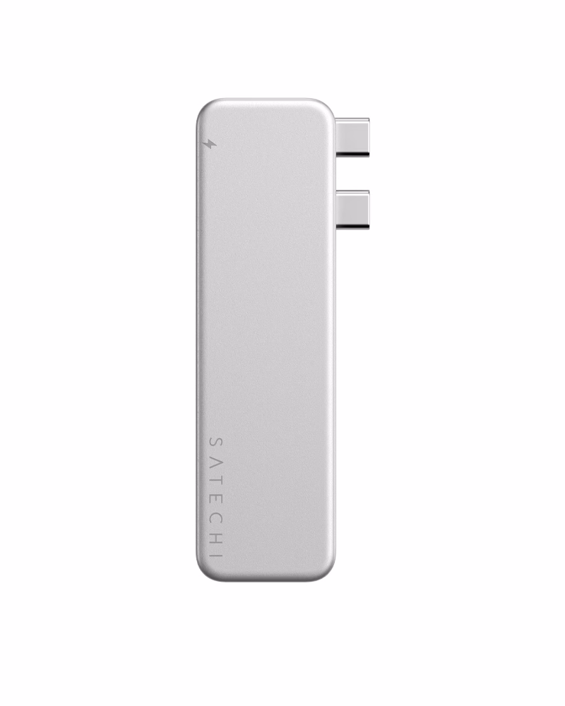 Хаб Satechi USB-C Snap Multiport Adapter Silver - 1 - 3