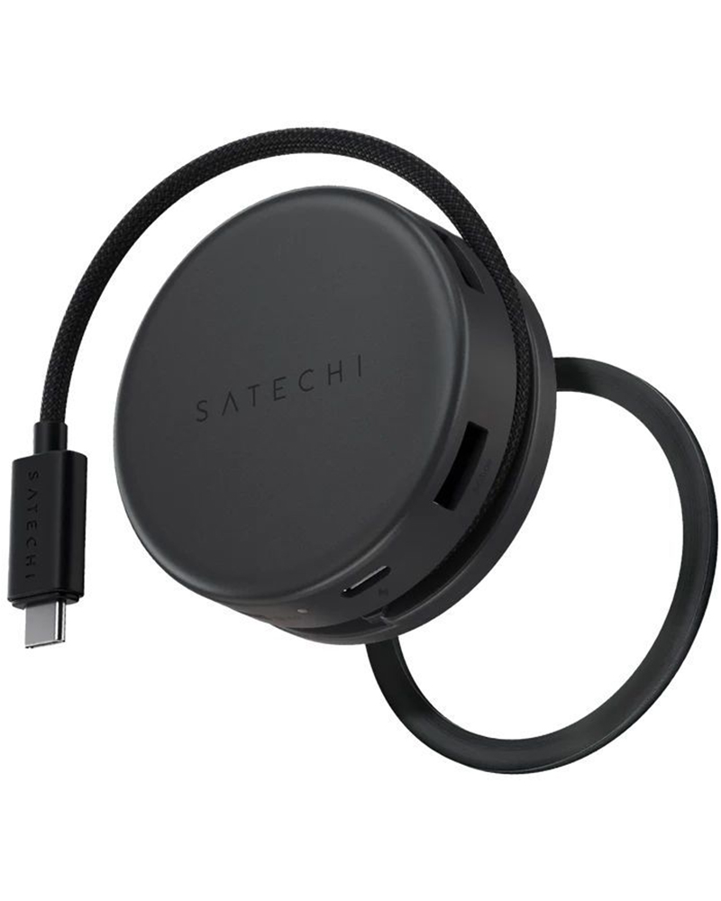 Мультипортовый адаптер Satechi OntheGo 7-in-1 USB-C Space Black