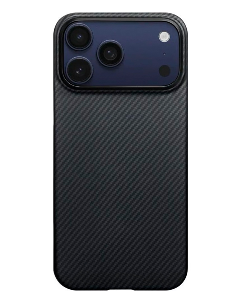 Pitaka Ultra-Slim Case Twill Black/Grey for iPhone 17 Pro (KI1701BP) - 3 - 1