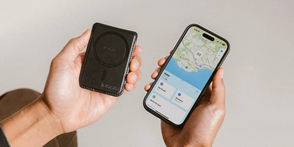 Поиск кошелька Nomad через приложение Apple Find My