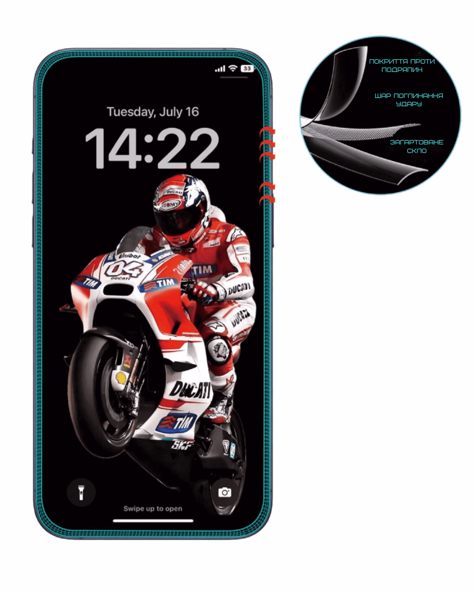Защитное стекло Anank 2.5D Anti-Crack Glass for iPhone 16 Pro Max (2003210)