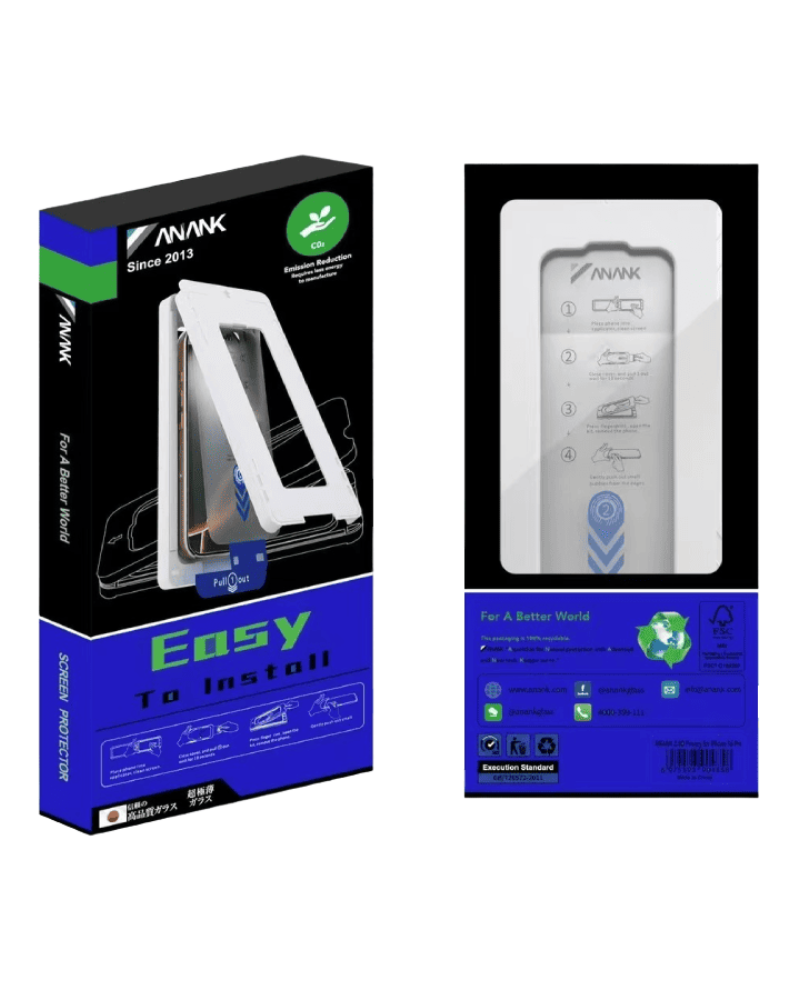 Захисне скло Anank 2.5D Curved Clear (2pcs) Glass with installation box for iPhone 16 Pro (2003114)