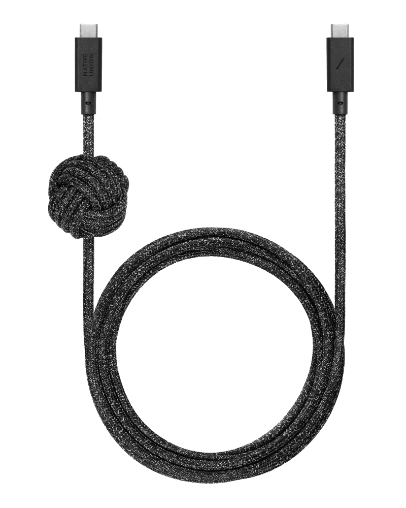 Кабель USB-C to USB-C Native Union Anchor Cable Pro 240W Cosmos Black (3 m) ACABLE-C-COS-NP
