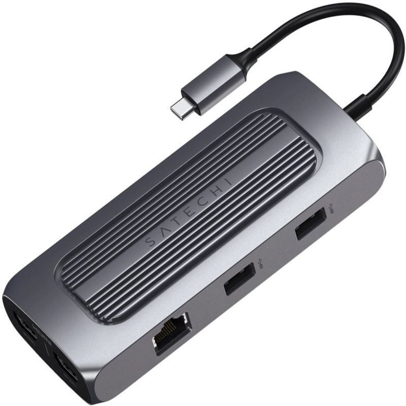 Хаб Адаптер Satechi USB-C Multi-Port MX Space Gray