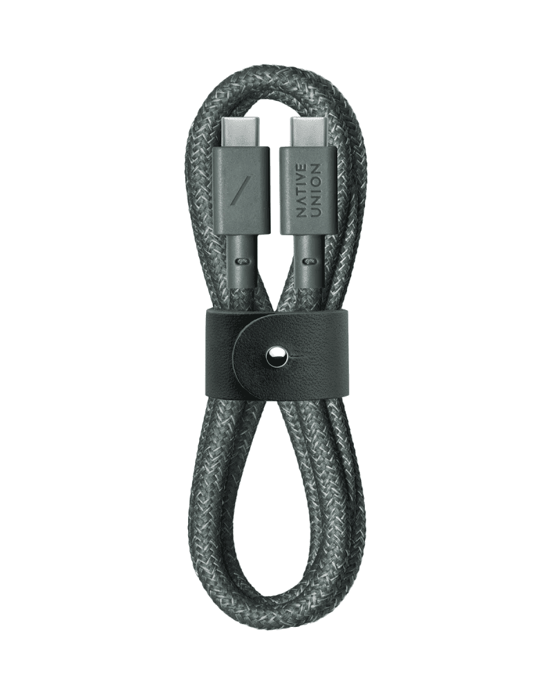 Кабель USB-C to USB-C Native Union Belt Cable Slate Green (1.2 m) BELT-C-GRN-2-NP