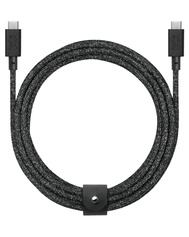 Кабель Native Union Belt XL Cable USB-C to USB-C Cosmos Black (3 m) BELT-XL-C-COS-3-NP